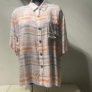Women’s Rusty Sublime Shirt size XL color Pastel Palm New